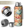 thumbnail image 2 of 20 Oz Fall Pumpkins and Leaves Pattern Coffee Tumbler Double Wall Insulated Stainless Steel Water Bottle | Metal Reusable Thermoses Flask with Cup Cap | Leak & Sweat Proof with Anti-Dust Lid, 2 of 7