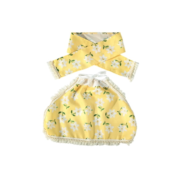 Qiweii 23 Inch Porch Goose Costume Greenery Decor,Festive Ornament for Garden Yard and Outdoor Decoration