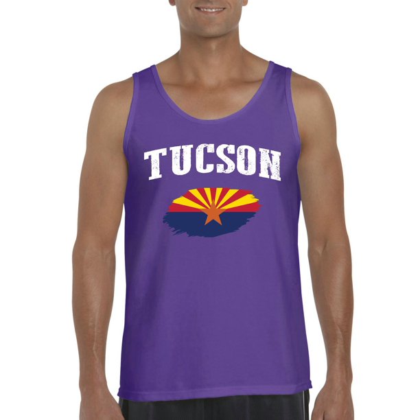 Mom's Favorite Mens Arizona Flag Tucson Tank Top
