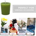 thumbnail image 6 of Jeco CVZ-013 Sage Green Votive Candles (12pc/Box), 6 of 7