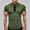 Army Green, variant on WIZUTIZ Mens Muscle Fit Dress Shirts Athletic Slim Fit Short Sleeve Moisture Wicking Summer Tops Surprises