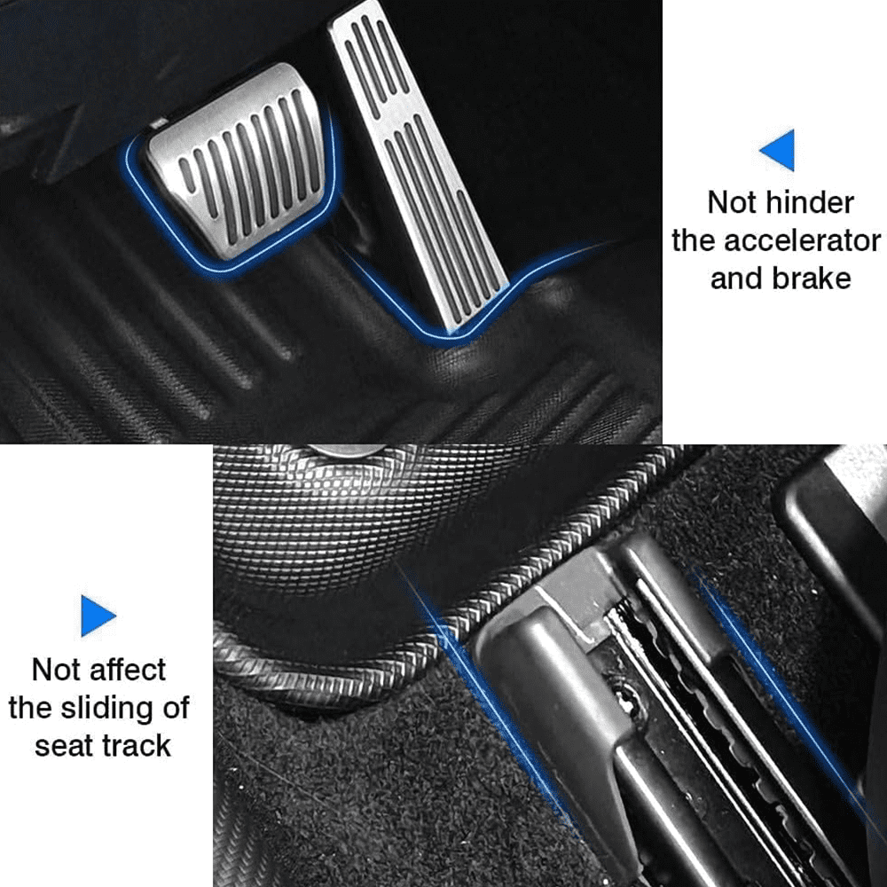 Car Floor Mats for 2016-2019 Chevy Cruze (No Fit 2016 Cruze Limited) - Custom Fit TPE Rubber Non-Slip Automotive Floor Liners, Easy to Clean All-Weather Car Mats