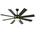 thumbnail image 2 of Dextrus 60 inch Modern LED Outdoor/ Indoor Ceiling Fan with Remote Control, 2 of 13