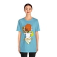 thumbnail image 3 of Unisex Streetwear Classic Jersey Short Sleeve T-Shirt Autumn Vibes Buck, 3 of 4