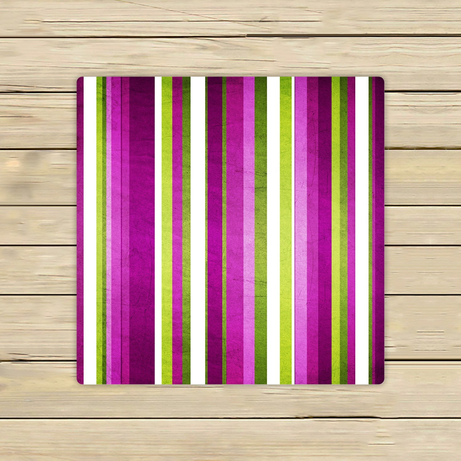 ECZJNT Retro stripe pattern in green purple white and ...