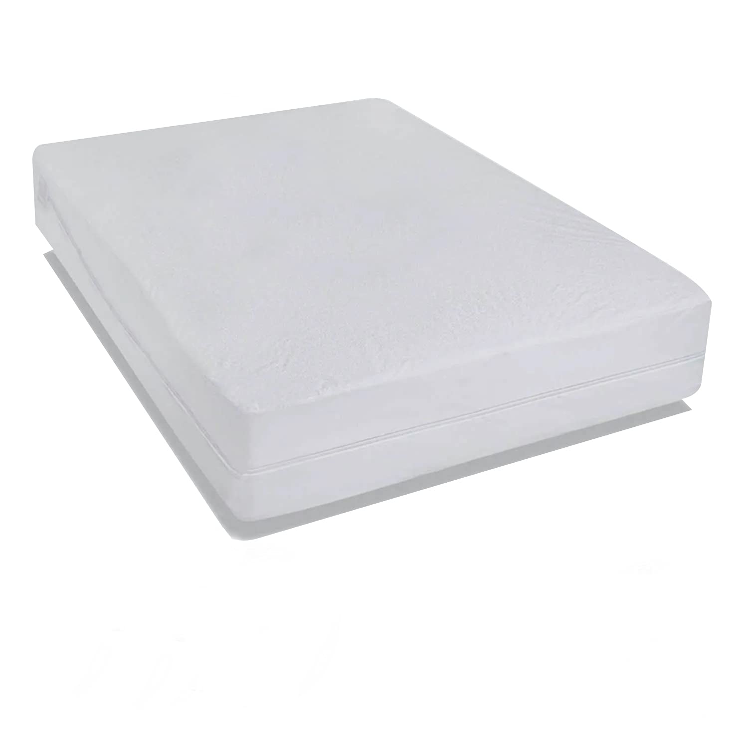 Canadian Linen Mattress Encasement Full Zipper, Fully Removable Top
