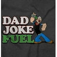 thumbnail image 2 of Popeye Cartoon Spinach Dad Joke Fuel Men's Crewneck Sweatshirt Brisco Brands S, 2 of 6