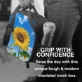 thumbnail image 6 of Naloa Blue Sky Sunflower Lunch box Lunch bag for men women Large capacity Lunchbox Insulated Lunch bag Lunch box cooler, 6 of 7