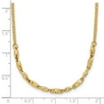 thumbnail image 2 of 2.48mm 14k Solid Yellow Gold Polished and Sparkle-Cut With 1 Inch Extension Necklace 17 Inch Pendant Necklace for Women, 2 of 2