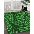 thumbnail image 2 of Ahgly Company Indoor Rectangle Patterned Deep Emerald Green Area Rugs, 3' x 5', 2 of 6