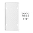 thumbnail image 2 of Licence Plate Cover Silicone Car Tag Frame Protector Licence Decoration Cover Supplies  White, 2 of 10