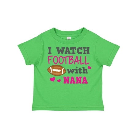 

Inktastic I Watch Football with My Nana Gift Toddler Toddler Girl T-Shirt