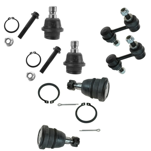 TRQ Front Ball Joint & Sway Bar Link 6 Piece Kit for Titan Armada QX56 Truck New PSA56292