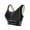 Black, variant on Wireless Seamless Bra New Wireless Bras for Women Push up Seamless Comfy Sports Daily Bra Front Crisscross Bras Side Buckle Yoga Underwear Women's Wireless Bras White