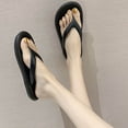 thumbnail image 2 of DPTALR Women's Flat Sole Beach Sandals Summer Non-Slip Causal Slippers, 2 of 4