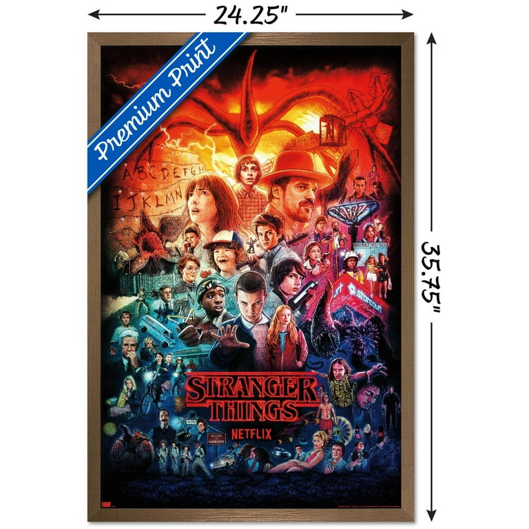 Netflix Stranger Things - Three Seasons One Sheet Wall Poster