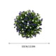 thumbnail image 3 of Corona de plástico para primavera y verano, corona decorativa de hojas | Corona de flores artificiales para puerta | Decoración colgante para portón de jardín, 3 of 5