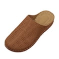 thumbnail image 3 of Wovix Women Closed Toe Sandals Comfortable Platform Summer On Slippers Beach Casual Comfort Wide Width Sun Protection Shoes Brown 42, 3 of 8