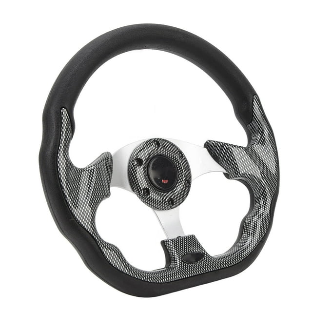 12.5 Inch Cart Steering Wheel Universal 6 Holes Steering Wheel Universal 6 Holes SReplacement for EZGO TXT & RXV, Replacement for DS G1 to G29 Carts