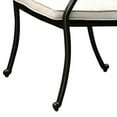 thumbnail image 4 of Benzara CHARISSA Transitional Arm Chair, Pack Of Two, Antique Black-Color:Antique Black, 4 of 5