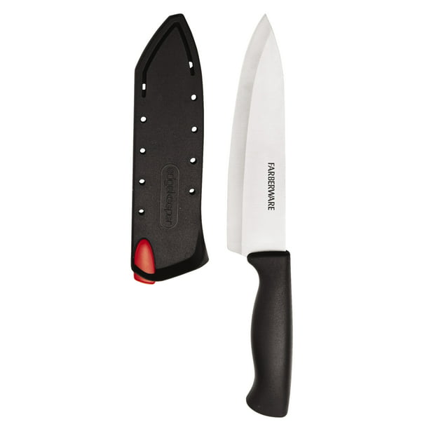 Farberware Edgekeeper 6-inch Chef Knife with Self-Sharpening Sleeve ...