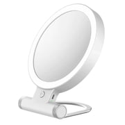 Impressions Vanity Focus Tri Tone Dual Sided LED Makeup Mirror with 360 Degree Tilt and Magnification