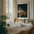 thumbnail image 4 of Scudder Ave, Northport - Northport New York Photography Nightlife Street Photography Cityscape Architecture Vintage City Night Sky Unframed Wall Art Print 24 x 32 inches, 4 of 13