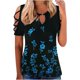 thumbnail image 1 of Camiseta holgada informal con estampado divertido a la moda para mujer, blusa con estampado de cuello redondo Pompotops  hfajkhk128773, 1 of 5