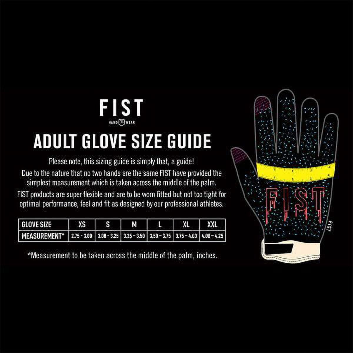 Simpson Motorcycle SFG02XS FIST Motorcycle Gloves Nocturn Extra Small