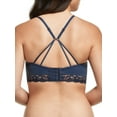 thumbnail image 4 of Maidenform Pure Comfort® Convertible Wireless Bralette Navy 40C Women's, 4 of 7