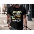 thumbnail image 3 of I Crushed 100 Days of School Bus Gift Idea Student Teacher T-Shirt Funny 100 Days of School Bus Fun Gift Presents Tshirt, 3 of 10