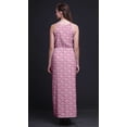 thumbnail image 3 of Bimba Robe Maxi Longue Sans Manches à Imprimé Floral pour Femmes avec Fentes Latérales Tenue d'Été-TTTG, 3 of 6