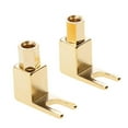 thumbnail image 3 of 2 Pieces end Banana to Spade Adapter Plug Jack / Speaker Cable, 3 of 8