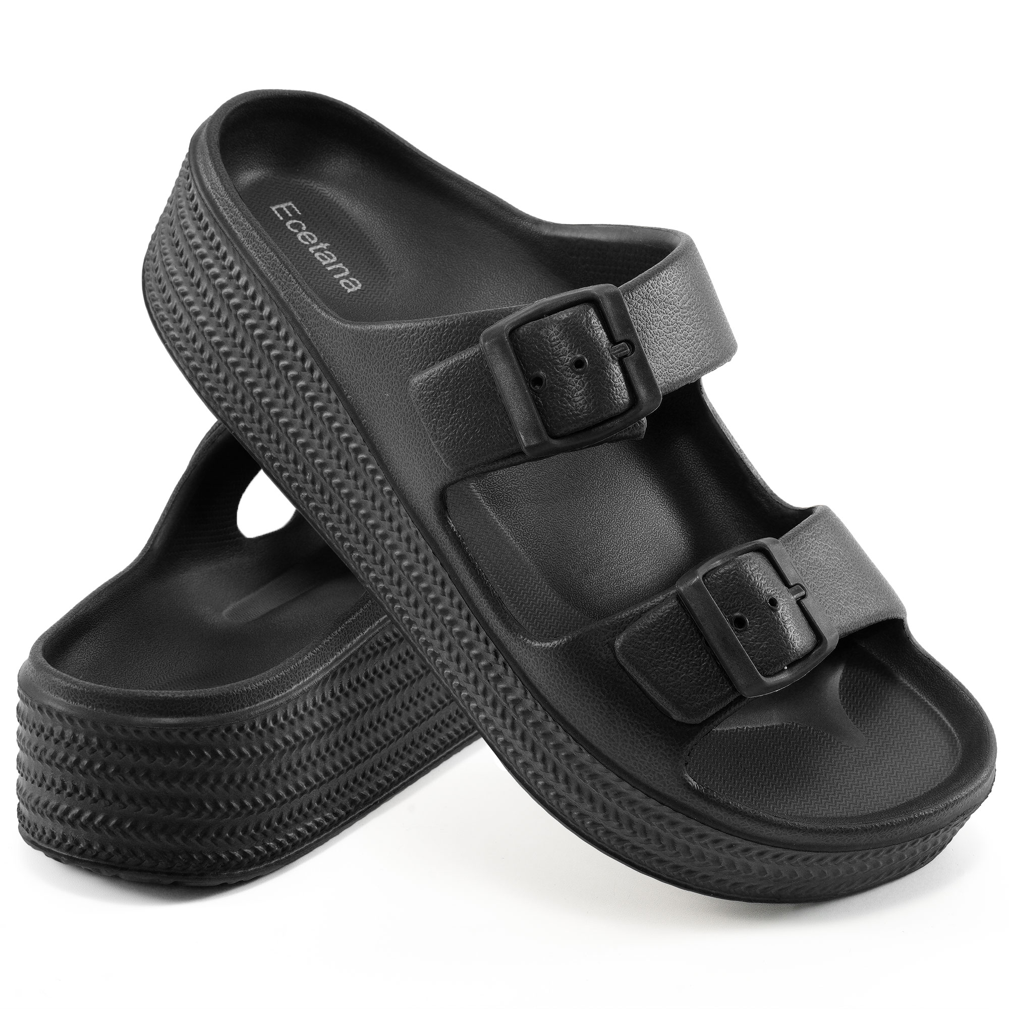 Sole - Orthotic Raven Sport - Flip-Flops Sandals - Black - Men\'s - M9 Sole Sport Flip Flops - Men - Raven - Walmart.com main image 2