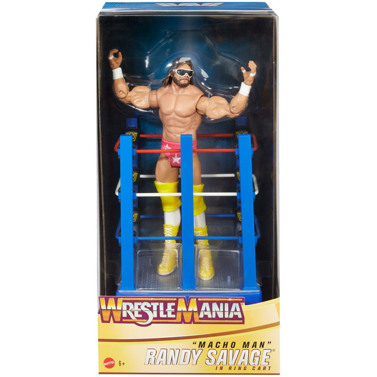 Mattel WWE Elite Macho Man Randy Savage Wrestlemania 39 Wrestling Figure  WWF 6”