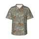 thumbnail image 1 of Fotbe Dachshund Dog Bird Camisa Hawaiana para Hombre Unisex – Camisa Casual de Verano con Botones de Manga Corta de Algodón y Lino,Medium, 1 of 7