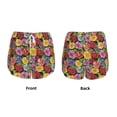 thumbnail image 5 of Lsque Daisies Flowers Printed Women's Running Shorts with Liner Pockets,Elastic Quick Dry Workout Athletic Gym Yoga Shorts,Womens High Waist Shorts-Large, 5 of 9