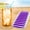 Purple, variant on Extra Long Cylinder Ice Tray with Lid 12-inch Silicone Mold for Popsicles Jelly Dessert Freezer