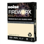 Boise 1PK Fireworx Premium Multi-use Paper, 24lb, 8.5 X 11, Flashing Ivory, 500/ream