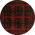 thumbnail image 1 of Ahgly Company Indoor Round Persian Brown Traditional Area Rugs, 8' Round, 1 of 4