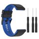 thumbnail image 1 of Correa de muñeca Bicolor Bite Wristband 22mm de ancho para Approach S60/Approach S62, negra y azul, 1 of 5