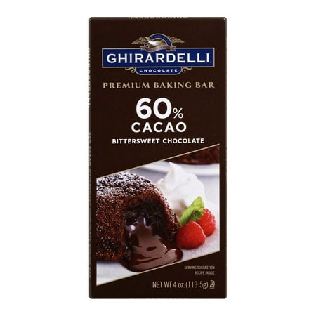 Ghirardelli Premium Baking Bar - 60% Cacao Bittersweet Chocolate - pack of 12 - 4