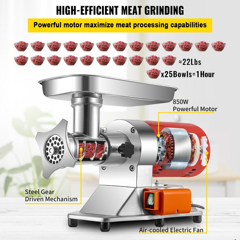 High Efficiency Industrial Frozen Meat Mincer Meat Grinder