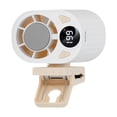 thumbnail image 2 of Ventilador portátil con clip, carga USB, rotación de 360 degree, ventilador de escritorio para refrigeración personal. Refrigeración blanca, 2 of 9