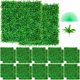thumbnail image 1 of Panel de pared con seto de boj artificial VEVOR, 24 piezas, 25 x 25 cm, 1 of 8