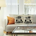 thumbnail image 2 of King Queen of The Camper Throw Pillow Covers, Funny Camping Camper Gifts for Couples, Couple Camping Pillow Cases 18 x 18 Inch Home RV Camper Room Bed Sofa Decor Set of 2, 2 of 6