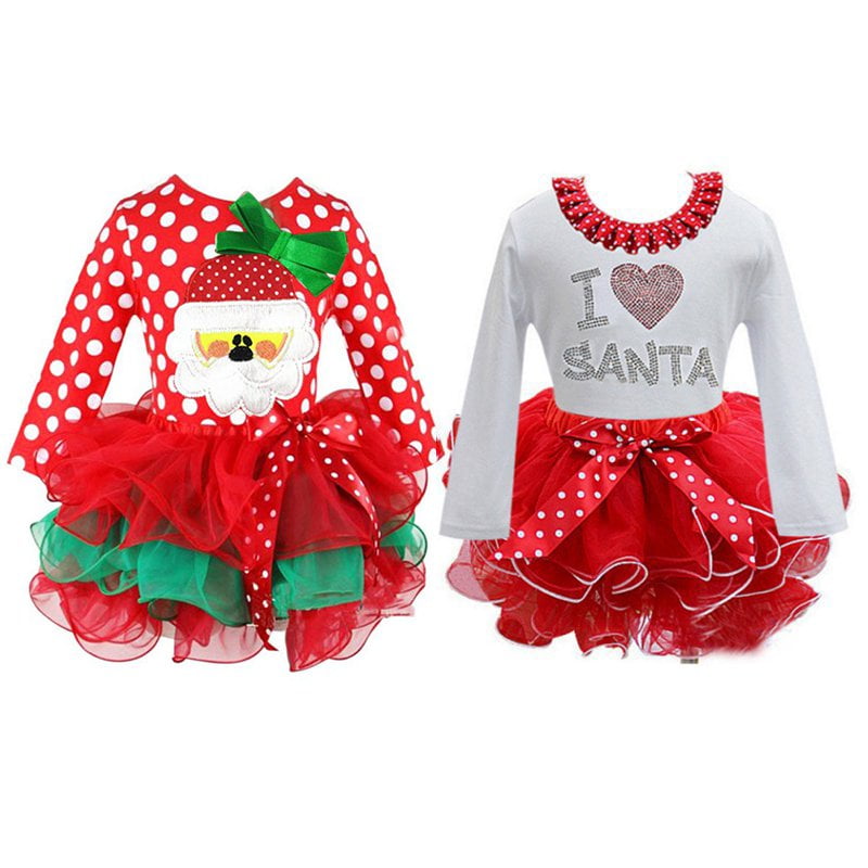 baby christmas gown