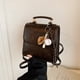 thumbnail image 2 of Mochila de moda retro para mujer, nuevo estilo 2025, mochila pequeña para estudiantes, bolso informal versátil de alta gama para mujer., 2 of 5