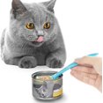 thumbnail image 4 of Paquete de 3 cucharas para comida para mascotas Sincero diseño curvo especial con mango largo, 4 of 5