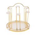 thumbnail image 3 of Langgg Cup Drying Rack Stand Efficient Mug Holder With Drain Tray Suitable For Office Coffee Cup Needs Cups Drying Rack Stand White 20x21cm, 3 of 6